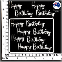 Load image into Gallery viewer, CB6151 Words 36 &quot;Happy Birthday&quot;
