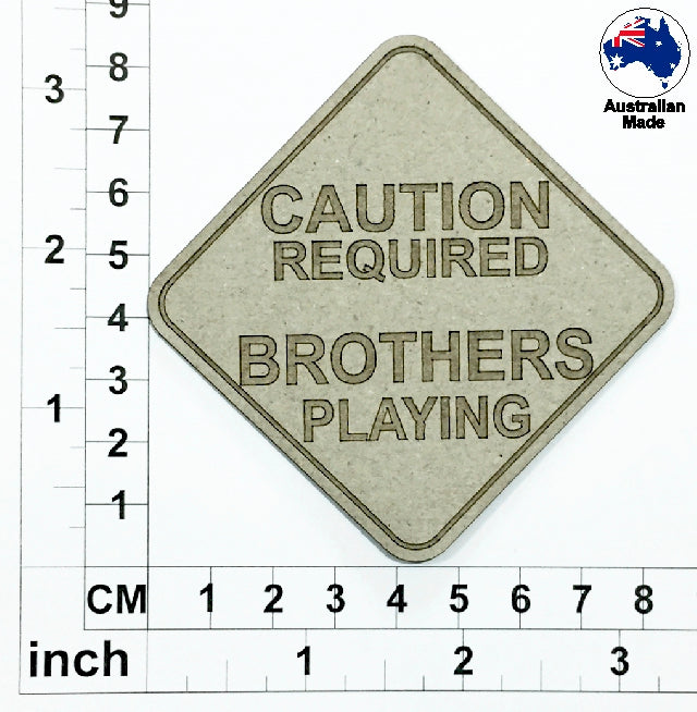 CT039 Caution Required Brothers Playing