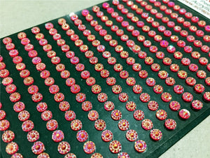 4mm Fuchsia Acrylic Craft Gems