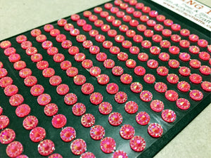 5mm Fuschia Acrylic Craft Gems