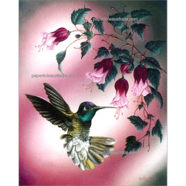 PT3197 Hummingbird Left (small) - Papertole Print