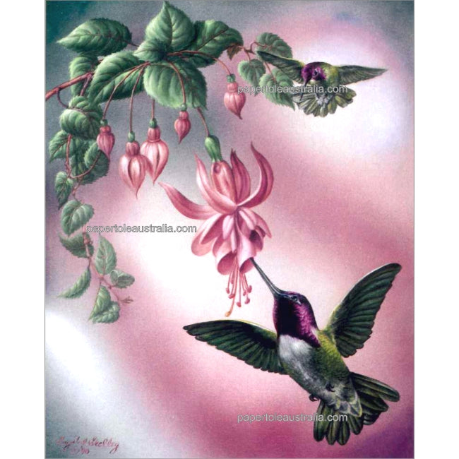 PT3362 Hummingbird Right (small) - Papertole Print