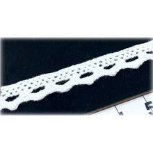 Load image into Gallery viewer, LL001 10mm White Cotton Lace per metre
