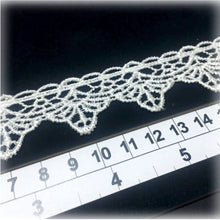 Load image into Gallery viewer, LL012 30mm White Polyester Cotton Lace per metre
