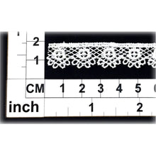 Load image into Gallery viewer, LL017 13mm White Polyester Cotton Lace per metre
