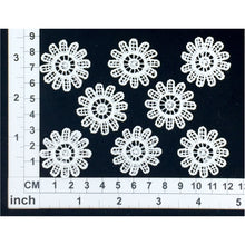 Load image into Gallery viewer, LM006 Set of 8 White Lace Flowers
