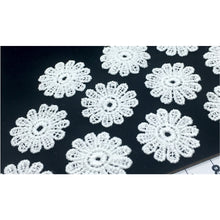 Load image into Gallery viewer, LM007 Set of 12 White Lace Flowers
