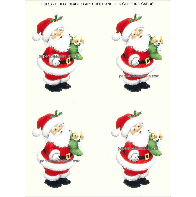 PT4115 Happy Santa Papertole Print
