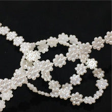 Load image into Gallery viewer, PB002- Ivory Flat Back Flower Pearl
