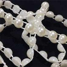 Load image into Gallery viewer, PB010- Ivory Flat Back Pearl Trim
