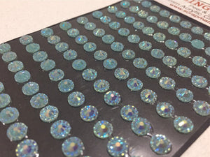 6mm Pale Blue Acrylic Craft Gems