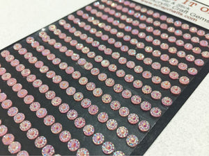 4mm Pale Pink Acrylic Craft Gems