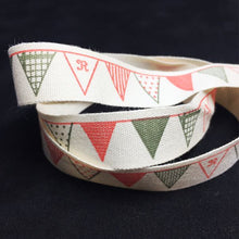 Load image into Gallery viewer, RB003 Christmas Bunting Ribbon
