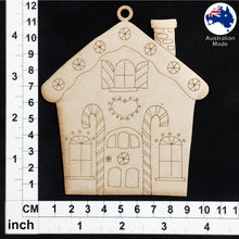 Load image into Gallery viewer, WS1018 Gingerbread House Ornament
