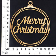 Load image into Gallery viewer, WS1019 Merry Christmas Bauble 01 - Plain
