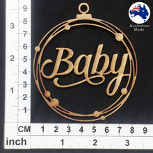 Load image into Gallery viewer, WS1044 Baby Bauble 01 with Stars or Circles
