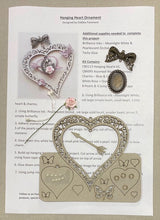 Load image into Gallery viewer, White Hanging Heart (Kit #01)
